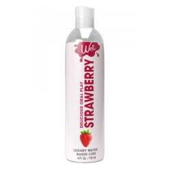 Съедобный лубрикант со вкусом клубники Wet Strawberry, 118 мл