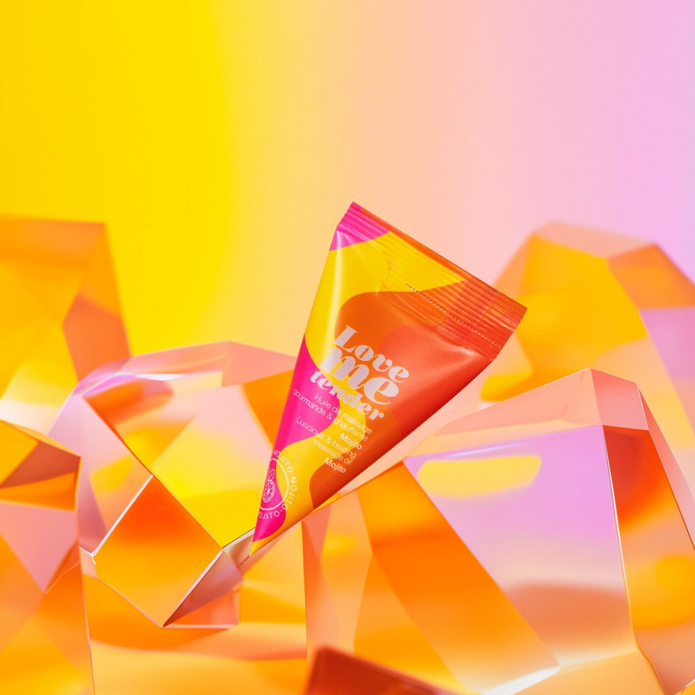 Для масажу - Масажна олія Love To Love - Love Me Tender, Mojito (10 мл), аромат мохіто, без парабенів 12