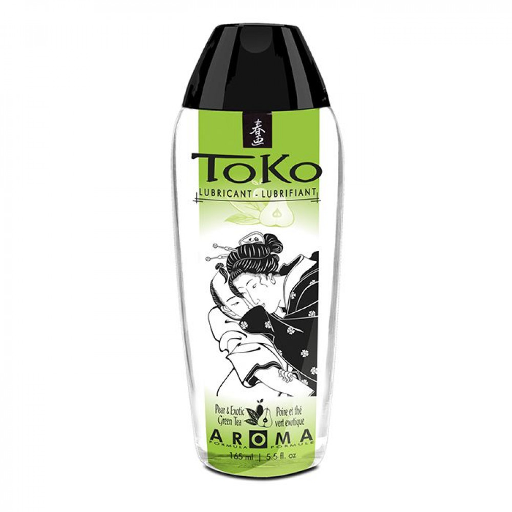 Смазка на водной основе - Лубрикант на водной основе Shunga Toko AROMA - Pear & Exotic Green Tea (165 мл)