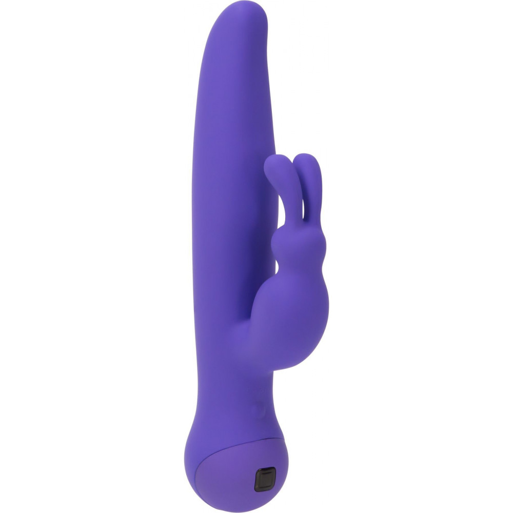 Вибратор-кролик - Вибратор-кролик с сенсорным управлением и ротацией Touch by SWAN - Duo Purple, глубокая вибрация 2