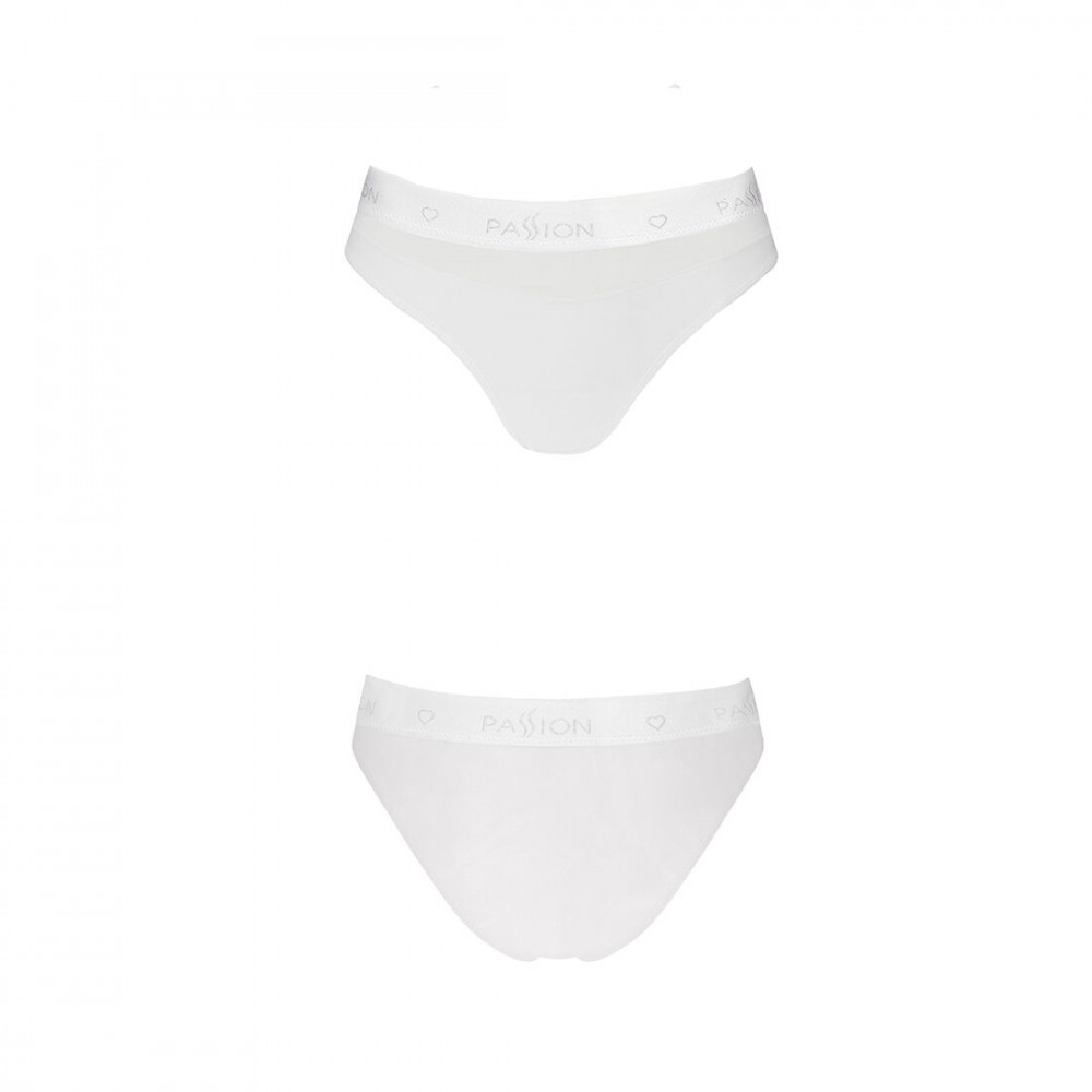 Эротические комплекты - Трусики с прозрачной вставкой Passion PS006 PANTIES white, size L 2