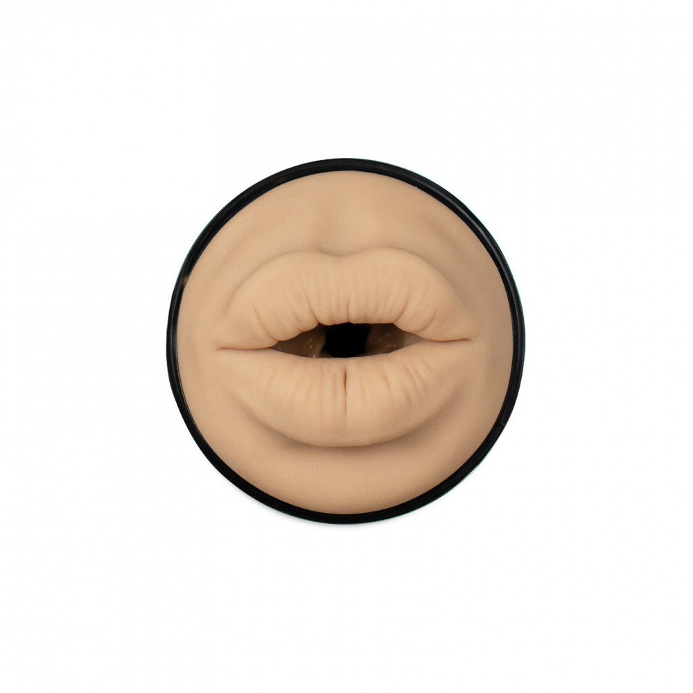 Мастурбаторы с вибрацией - Мастурбатор-ротик Kiiroo FeelVictoria Mouth с всасывающей интерактивной насадкой PowerBlow Combo Set 2