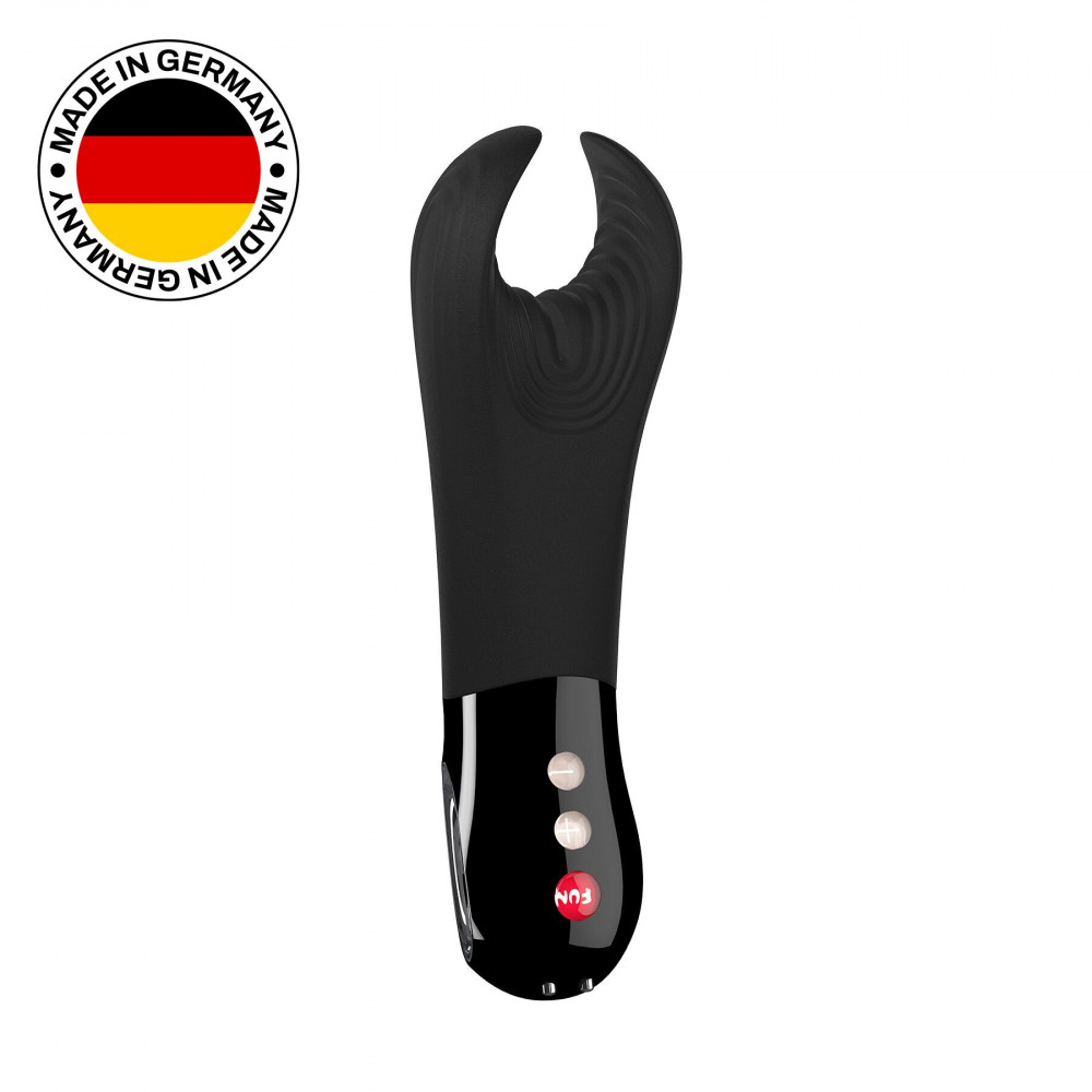 Мастурбаторы с вибрацией - Вибратор для пениса Fun Factory MANTA black, подходит для парных игр