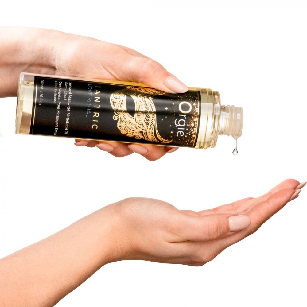 Для масажу - Масажна олія Orgie – Tantric Love Ritual (200 мл), для тантричного масажу, зволоження 1