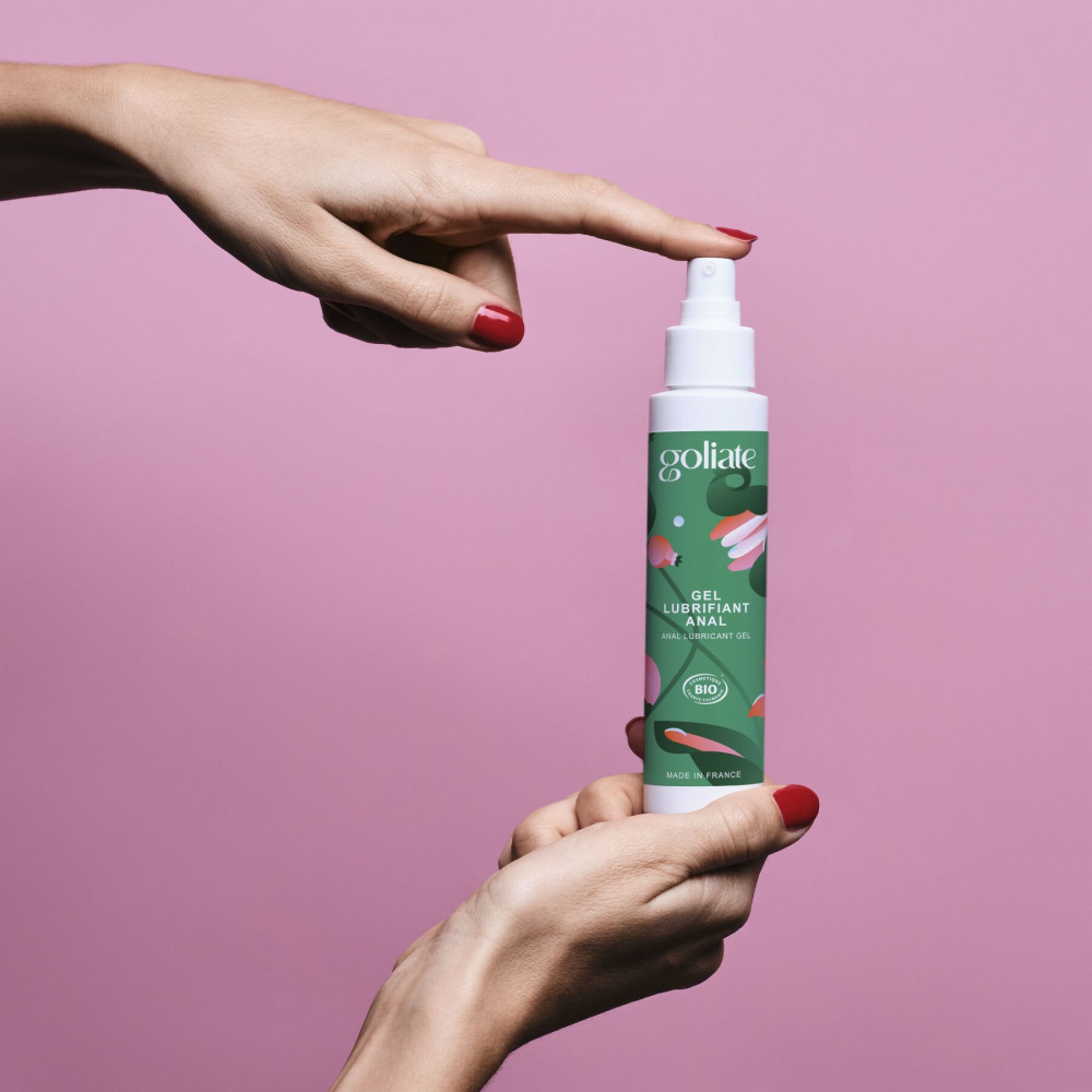 Анальные смазки - Анальный лубрикант Goliate Gel Lubrifiant Anal 100 мл, расслабляющий, веган-френдли 12