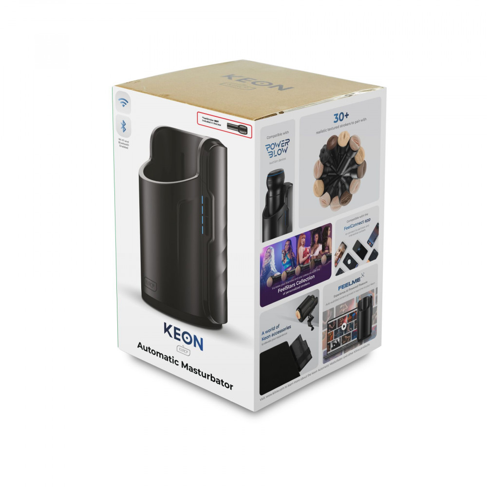 Мастурбатори з вібрацією - Інтерактивна секс-машина для чоловіків Kiiroo Keon Wi-Fi 6