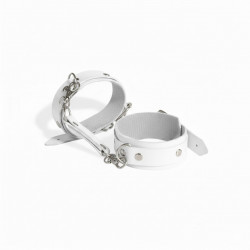 Наручники из экокожи Art of Sex - Eva, цвет белый