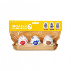Набір мастурбаторів-яєць Tenga Egg Standard 3 Pack 2 (Twister, Bouncy, Silky)