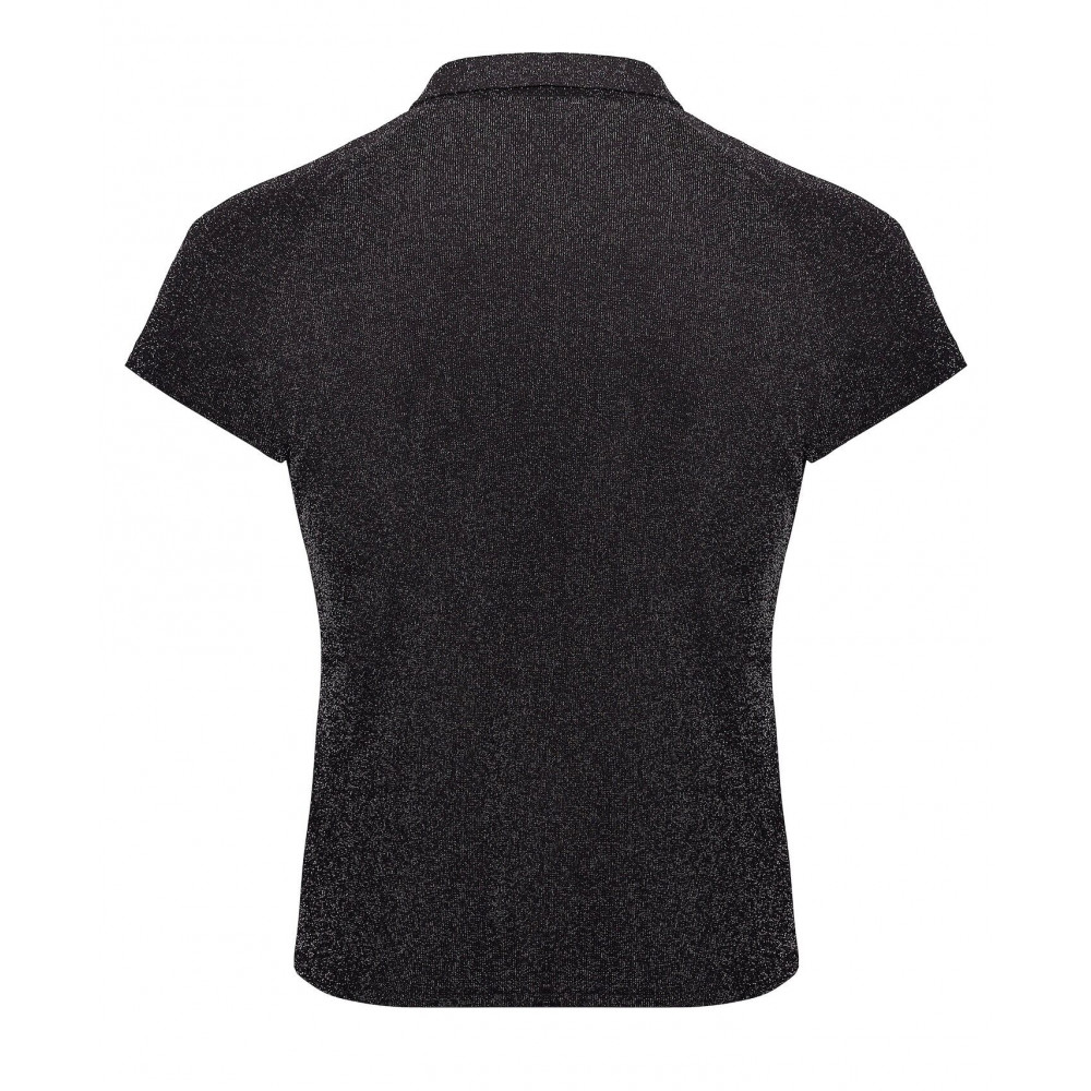 Чоловіча еротична білизна - Чоловіче поло Noir Handmade H082 Onyx veil polo L 6