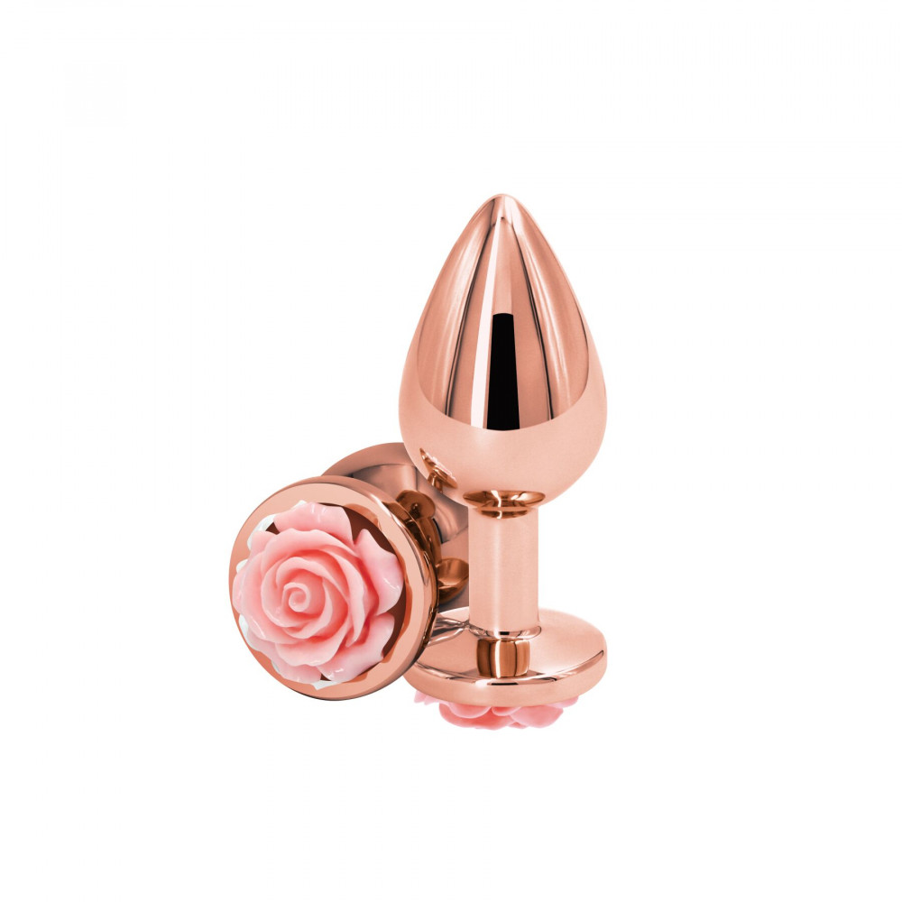Анальные игрушки без вибрации - Анальная пробка NS Novelties Rear Assets - Rose - Medium - Pink