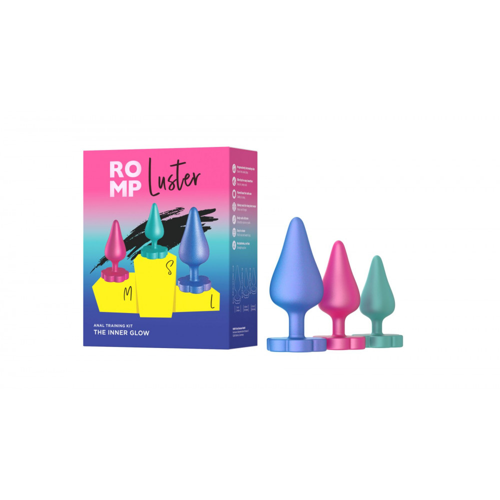 Анальные игрушки - Набор анальных пробок Romp Luster 11