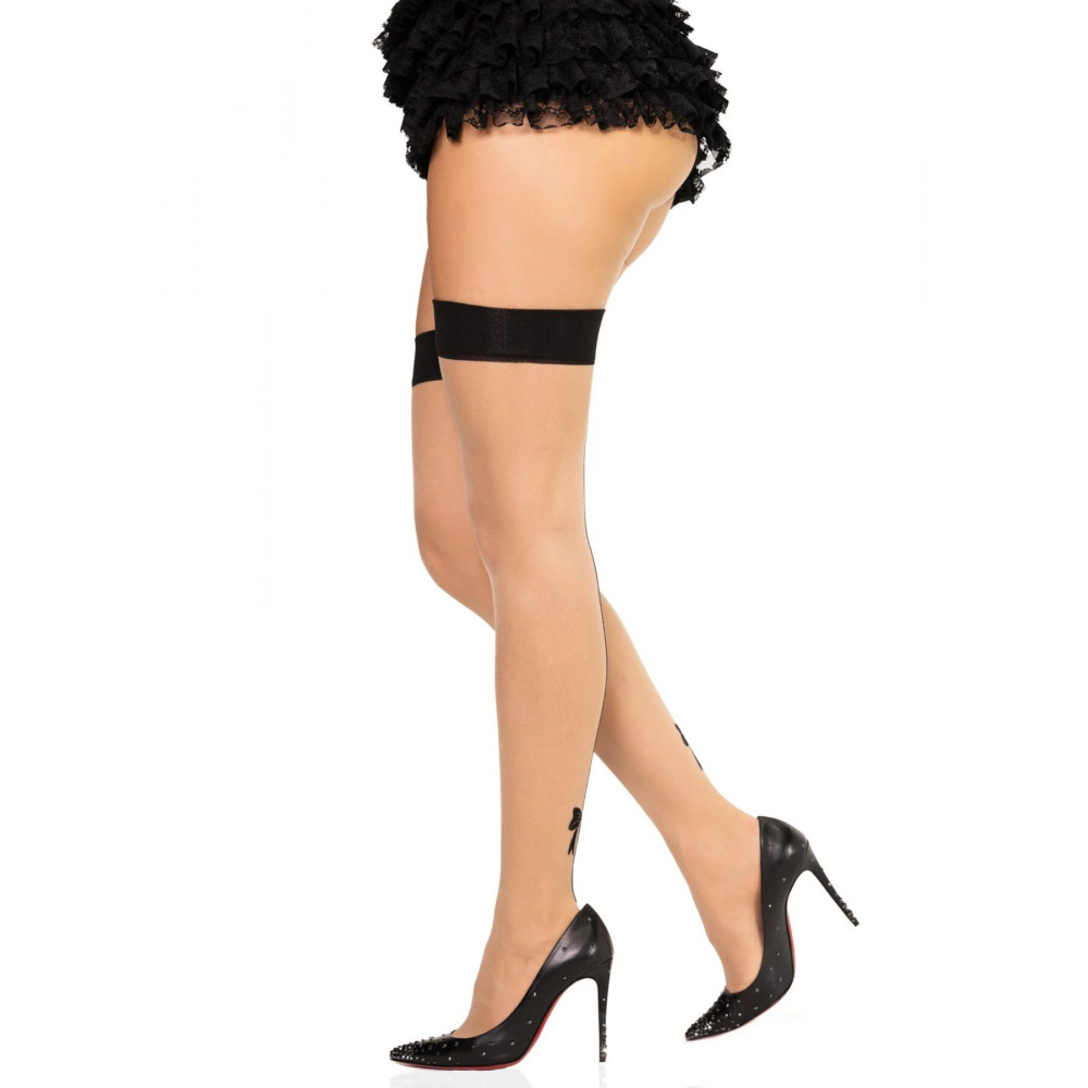 Панчохи - Панчохи Leg Avenue Spandex Backseam Stockings One Size 2