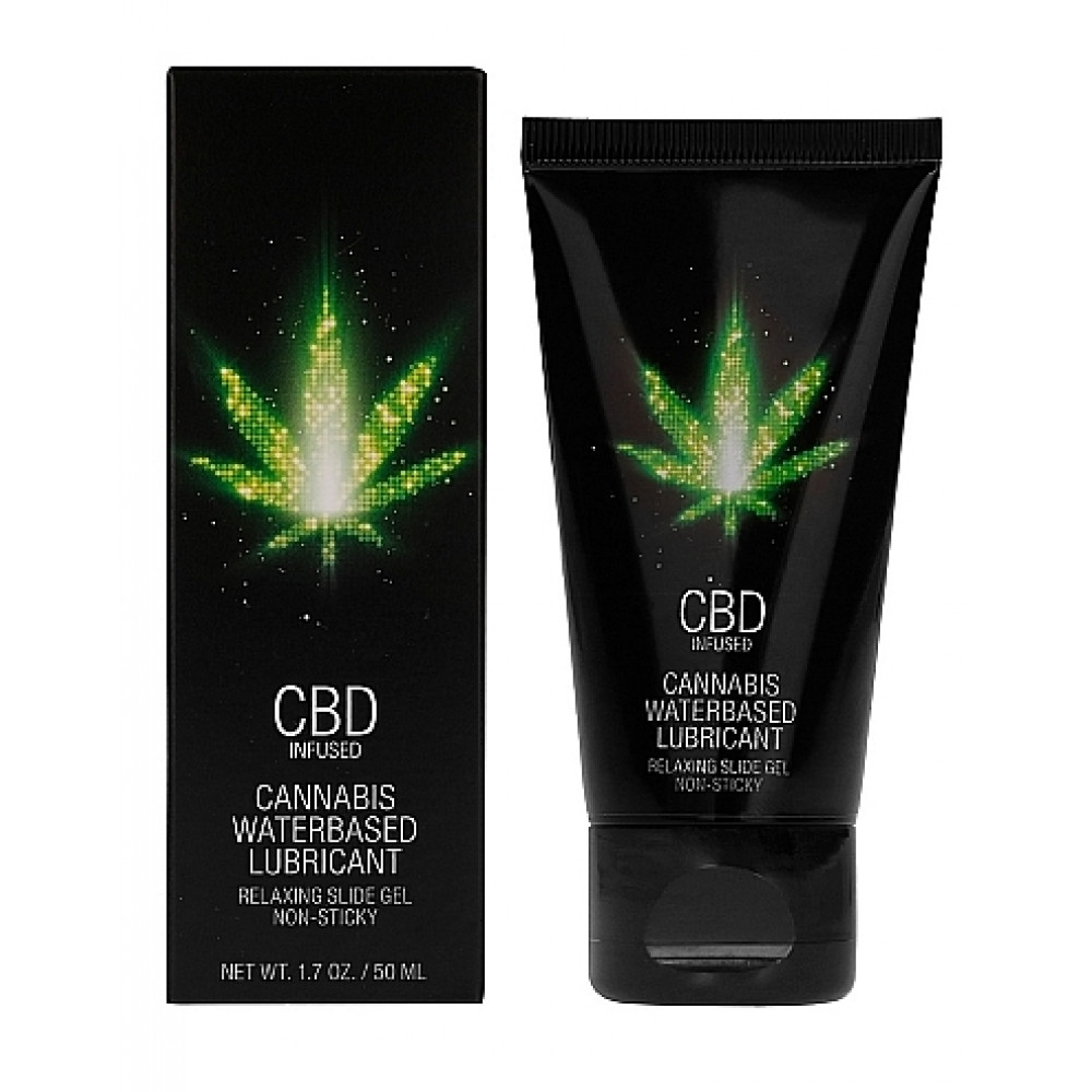 Різне - Універсальний лубрикант Shots-CBD Cannabis Waterbased Lubricant, 50 ml