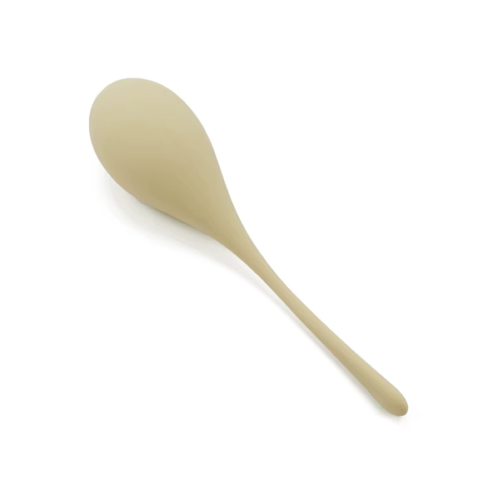 Вагинальные шарики и тренажеры - Вагинальный тренажёр Sweet Em в форме капли, с хвостиком, бежевый, 50 г, 3.3 х 14 см 4