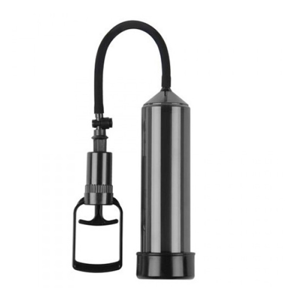 Помпы - Вакуумная помпа мужская Toyz4lovers Push Touch механическая, черная, 23 х 6 см 1