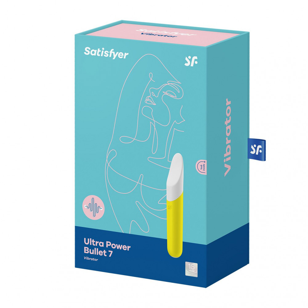 Вібропулі та міні-вібратори - Мінівібратор з гнучким язичком Satisfyer Ultra Power Bullet 7 Yellow 6
