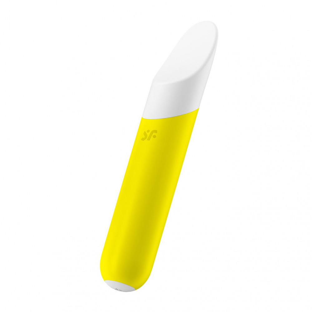 Вібропулі та міні-вібратори - Мінівібратор з гнучким язичком Satisfyer Ultra Power Bullet 7 Yellow