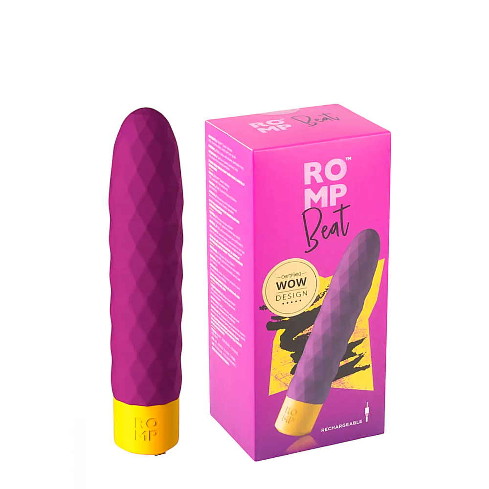 Різне - Класичний рельєфний вібратор Romp Beat фіолетовий