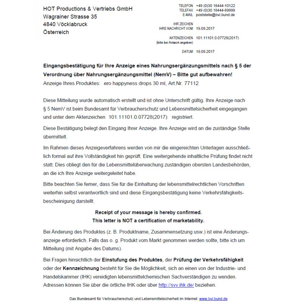 Возбуждающие препараты - Возбуждающие капли для двоих ERO Happyness Drops, 30 мл 4