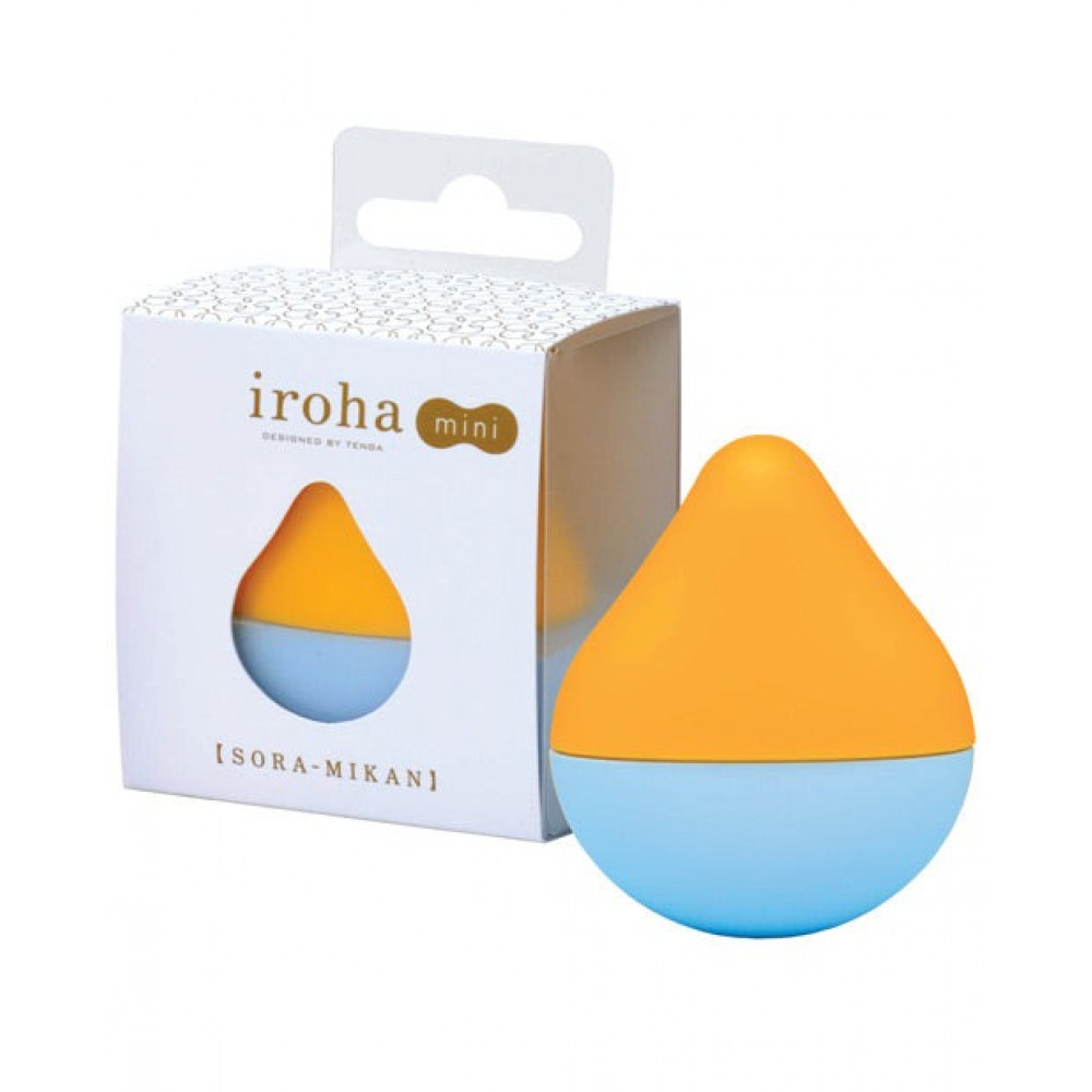 Різне - Вібратор для клітора Iroha Mini, жовто-блакитний 5