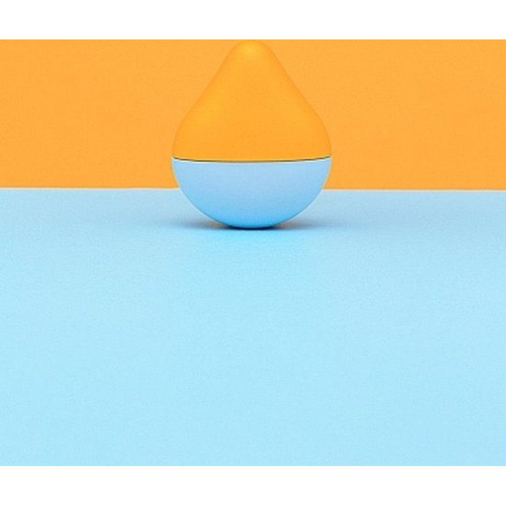 Різне - Вібратор для клітора Iroha Mini, жовто-блакитний 4