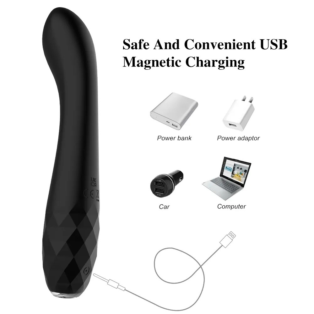 Різне - Вібратор для точки G з підсвічуванням Every Night Toys, чорний 5