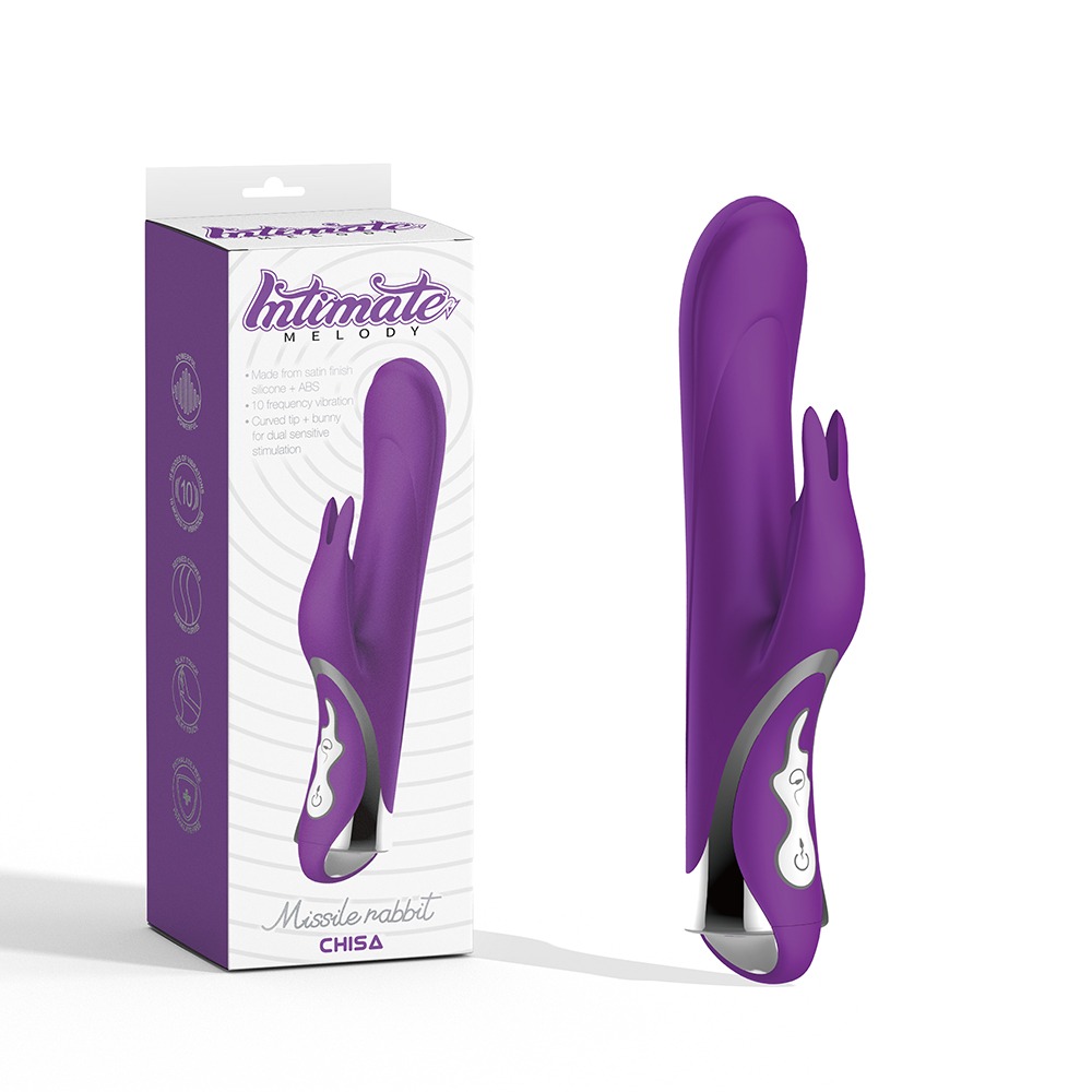 Разное - Вибратор-кролик Chisa Intimate Melody Missile Rabbit, фиолетовый