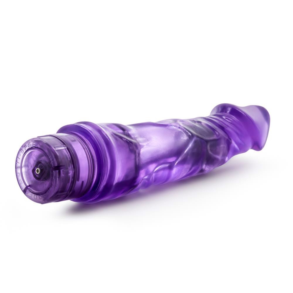 Секс игрушки - Вибратор реалистичный, на батарейках, фиолетовый, 23 х 3.7 см 3