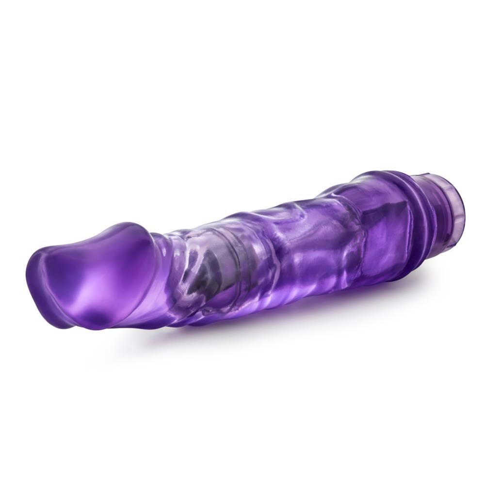 Секс игрушки - Вибратор реалистичный, на батарейках, фиолетовый, 23 х 3.7 см 2