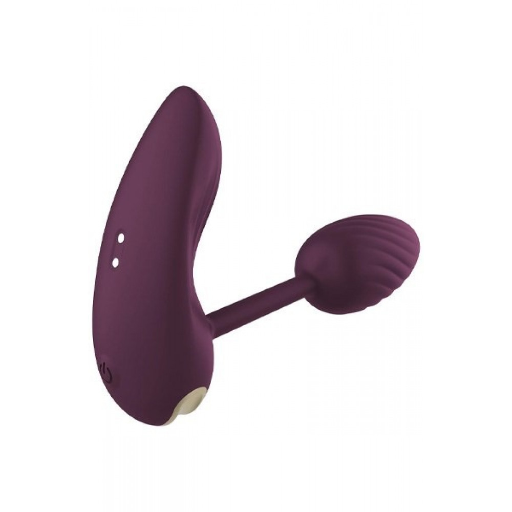 Разное - Виброяйцо гибкое с пультом управления Dream Toys Essentials, фиолетовый 2