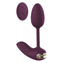 Віброяйце гнучке з пультом керування Dream Toys Essentials, фіолетовий