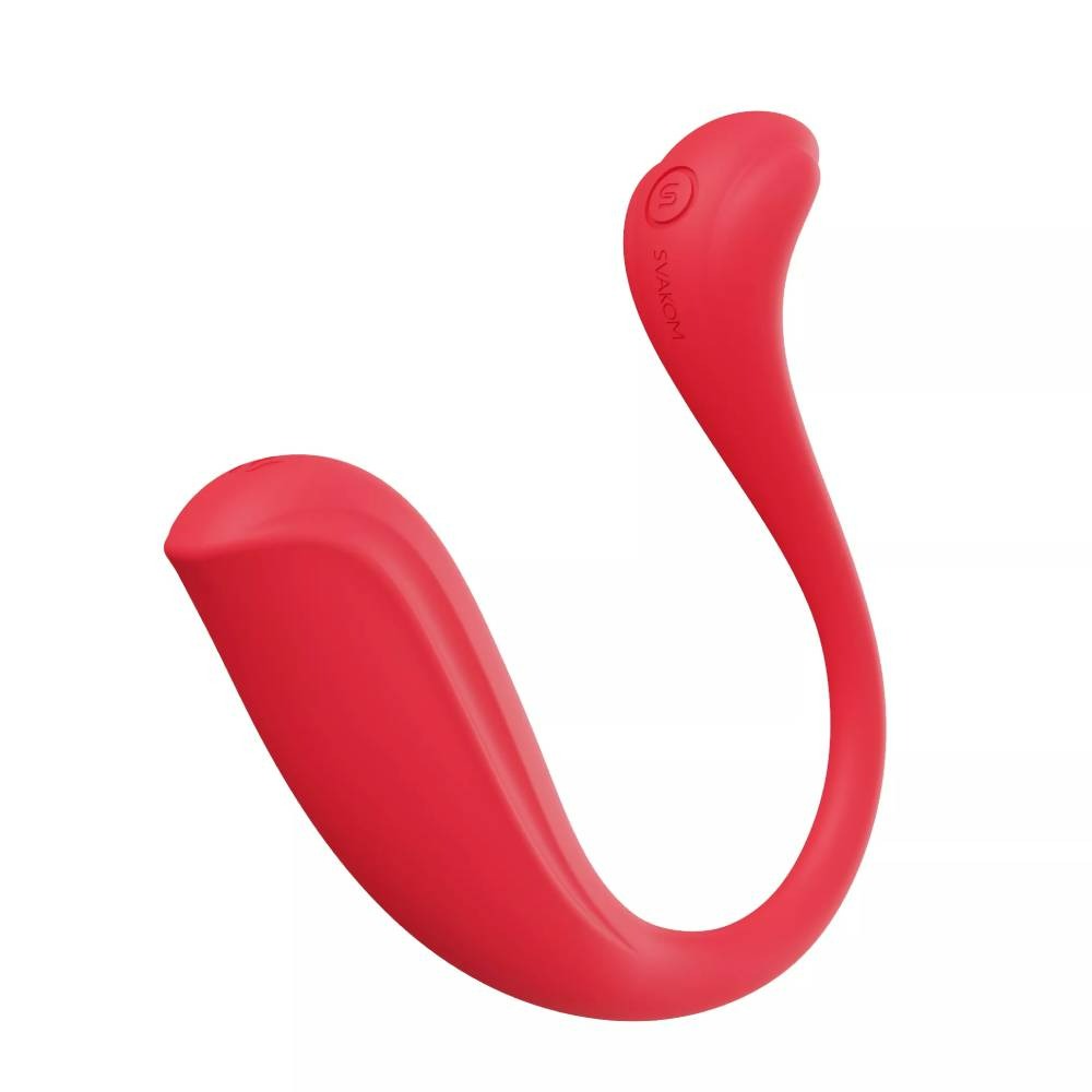 Секс игрушки - Виброяйцо с подключением к приложению, интерактивное Svakom Phoenix Neo 2 красное, 11.8 х 3 см 5