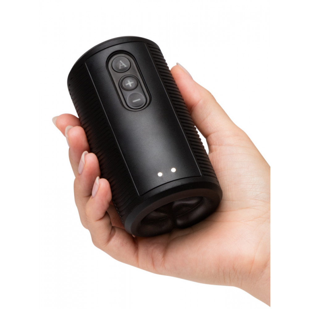 Мастурбатори з вібрацією - Вібруючий мастурбатор Arcwave Zing Black, відкритий, чорний 25