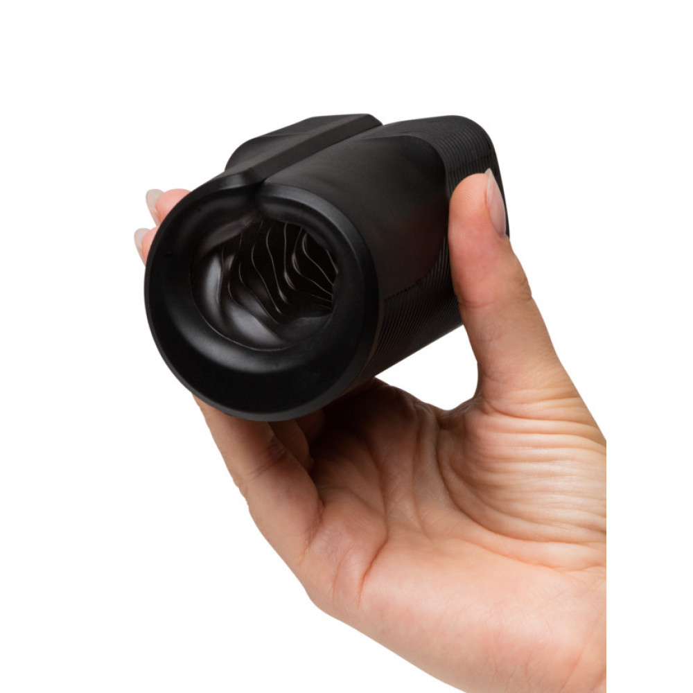 Мастурбатори з вібрацією - Вібруючий мастурбатор Arcwave Zing Black, відкритий, чорний 28