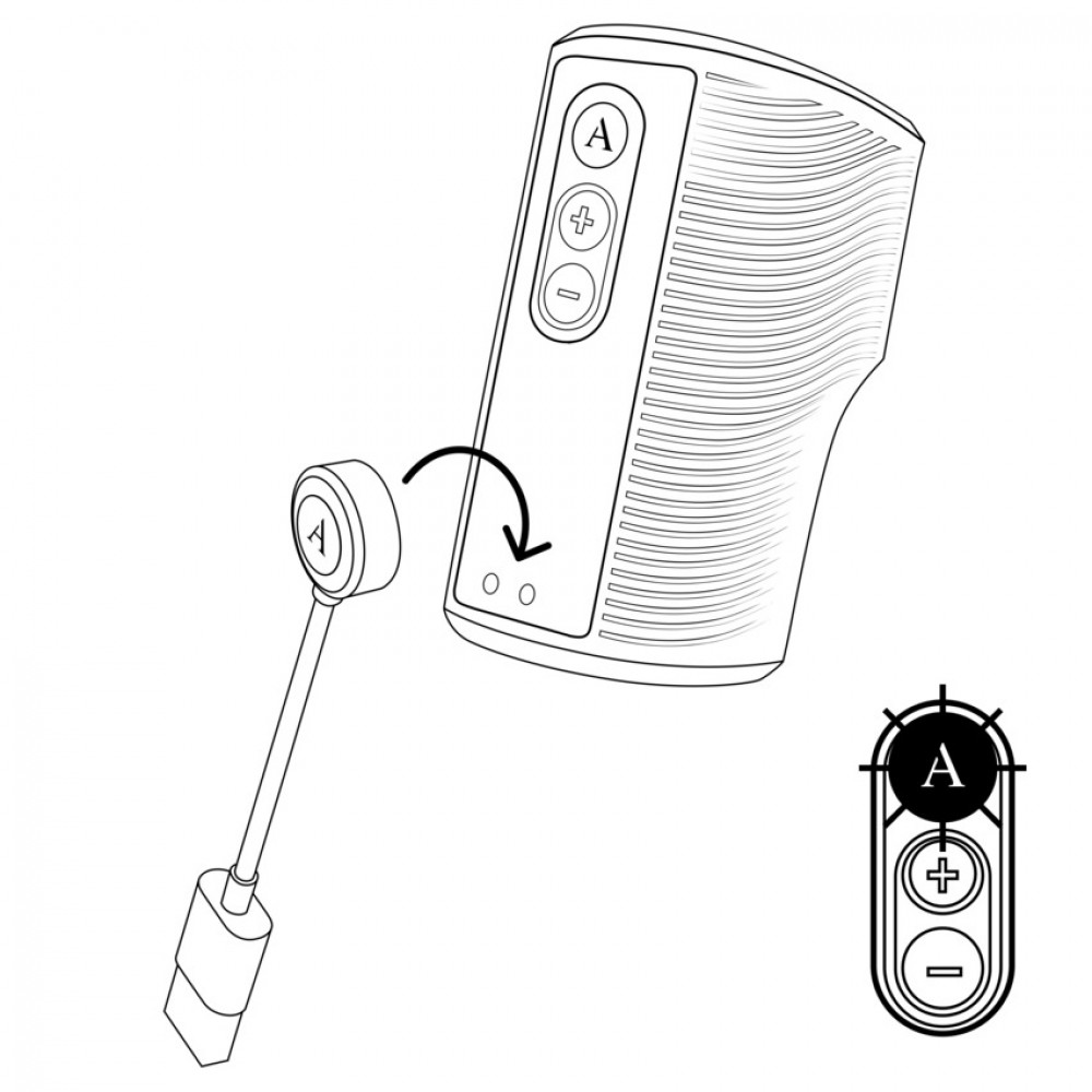 Мастурбатори з вібрацією - Вібруючий мастурбатор Arcwave Zing Black, відкритий, чорний 3