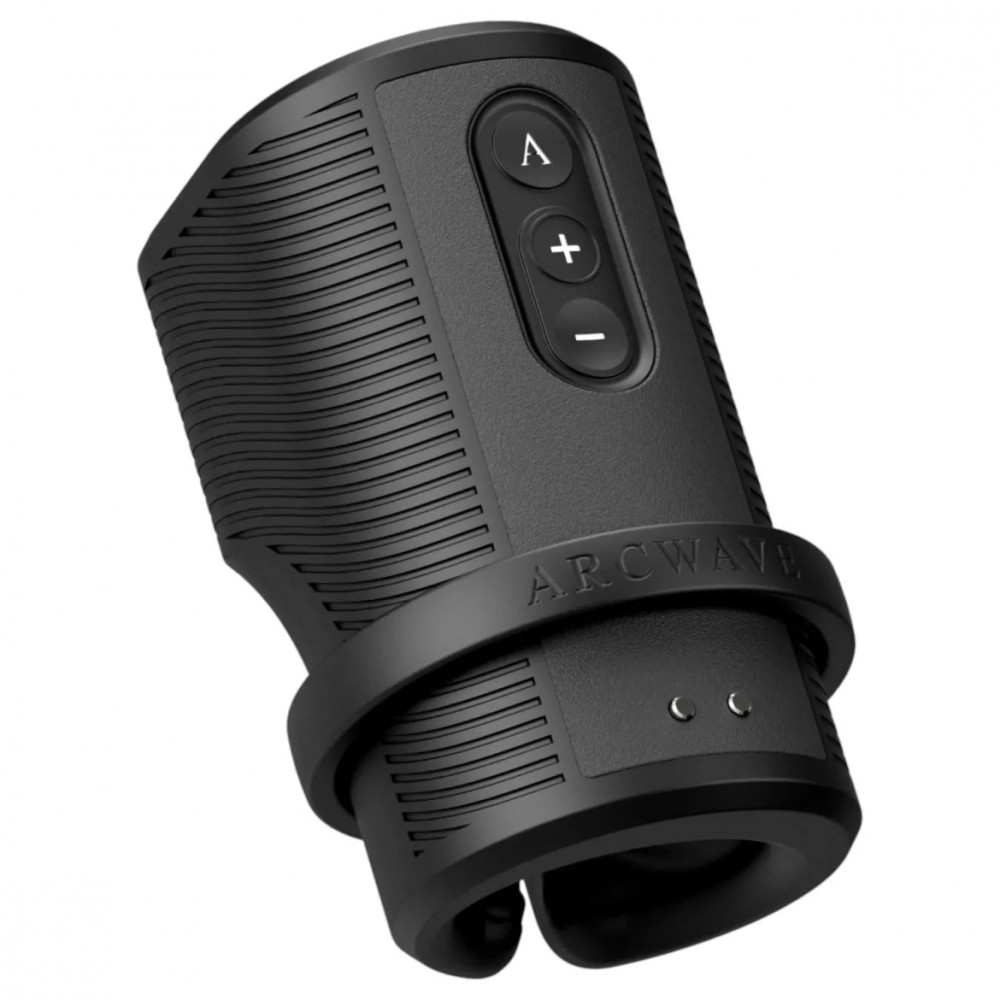 Мастурбатори з вібрацією - Вібруючий мастурбатор Arcwave Zing Black, відкритий, чорний 21