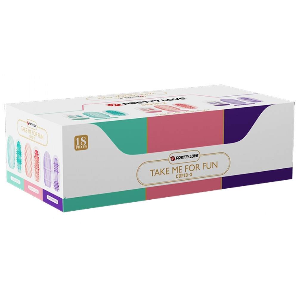 Різне - Набір з 18 шт мастурбаторів Pretty Love - Cupid-X, BI-014931H 10