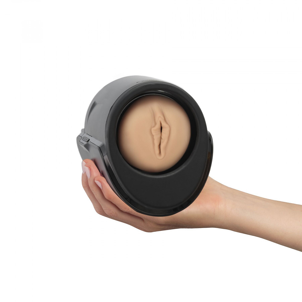 Мастурбаторы с вибрацией - Интерактивная секс-машина для мужчин Kiiroo Keon Wi-Fi Combo Set с мастурбатором Feel Victoria 3