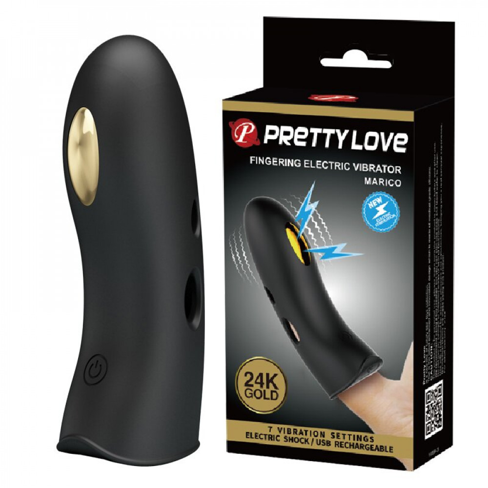  - Клиторальный стимулятор на палец Pretty Love - MARICO Fingering Electric Vibrator, BI-014755