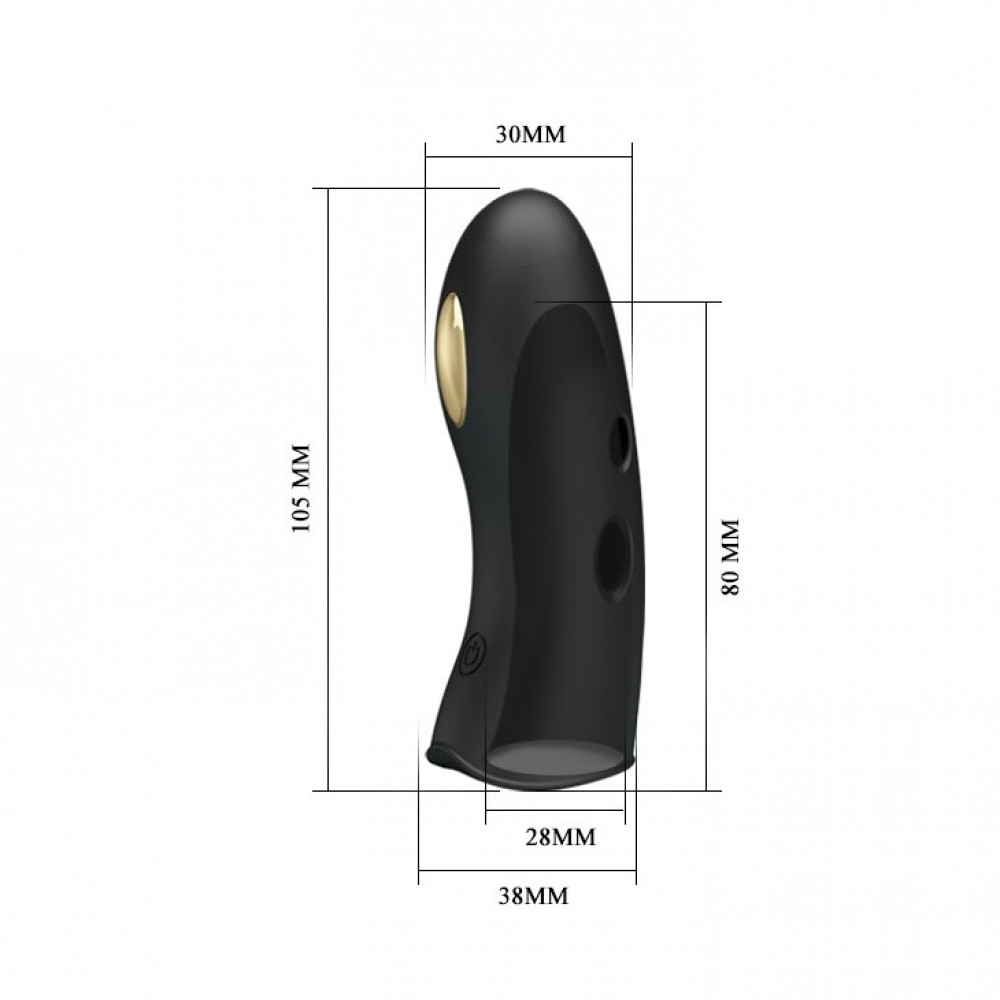  - Клиторальный стимулятор на палец Pretty Love - MARICO Fingering Electric Vibrator, BI-014755 7