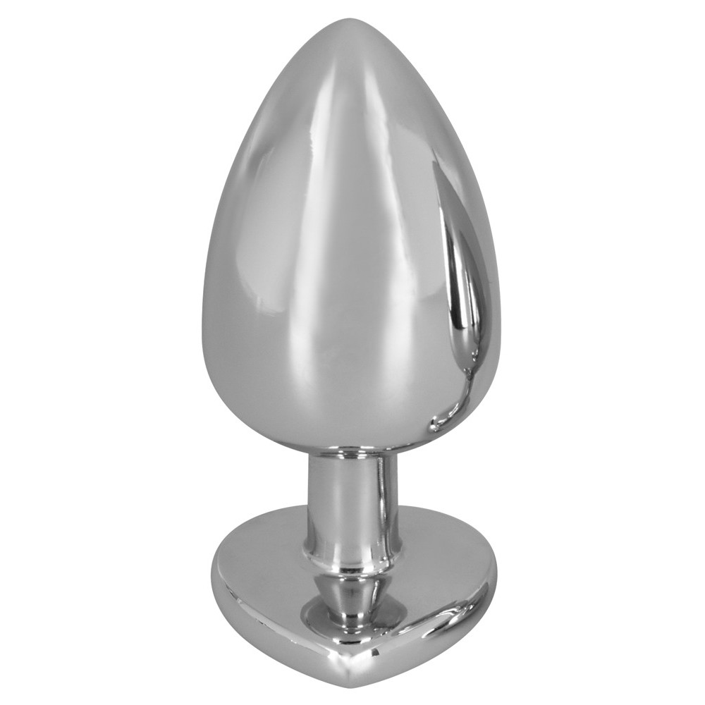 Секс игрушки - Анальная металлическая пробка с камнем Diamond Butt Plug large 1