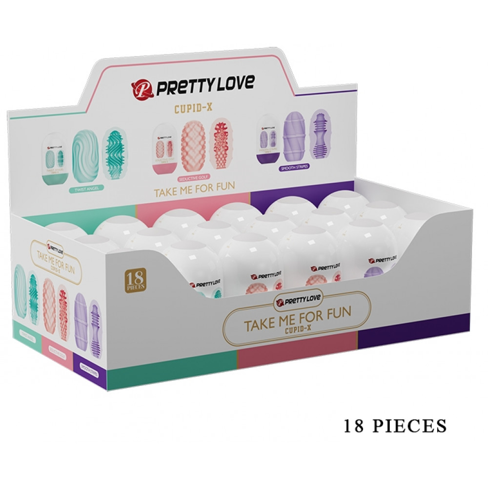 Різне - Набір з 18 шт мастурбаторів Pretty Love - Cupid-X, BI-014931H 2