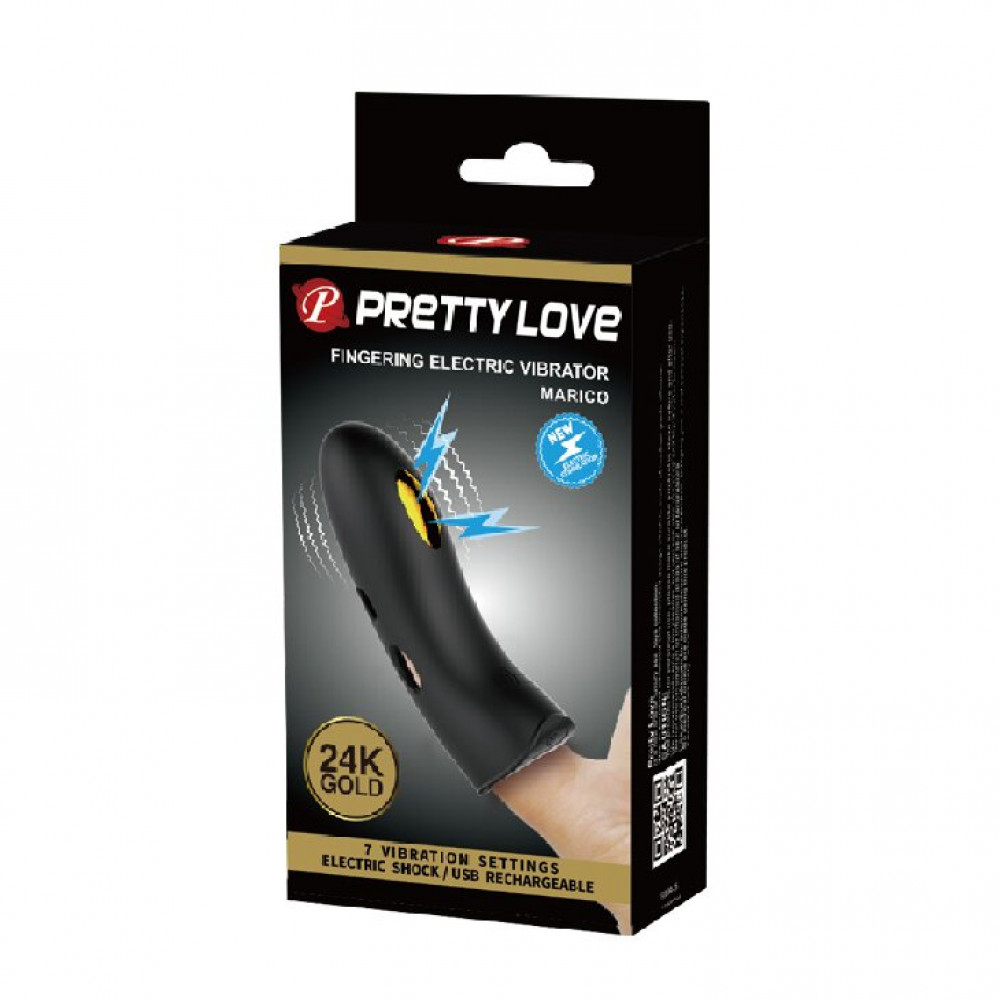  - Клиторальный стимулятор на палец Pretty Love - MARICO Fingering Electric Vibrator, BI-014755 10