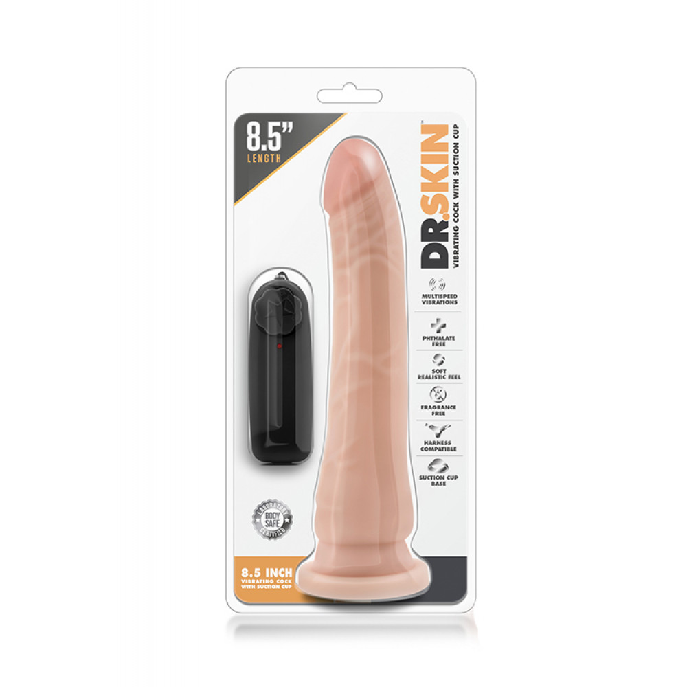 Секс игрушки - Вибромассажер DR. SKIN 8.5INCH VIBR. REALISTIC DILDO 3