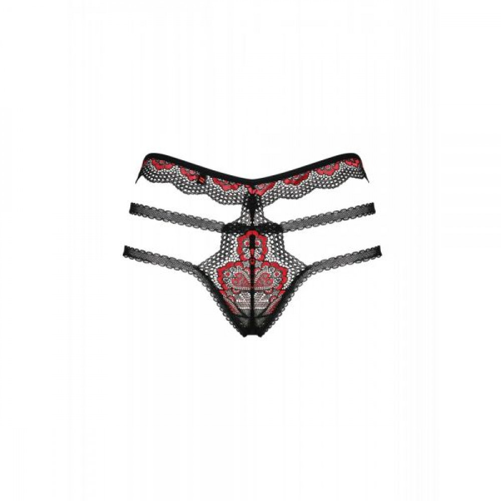 Разное - Трусики Obsessive Megies panties black L/XL 1