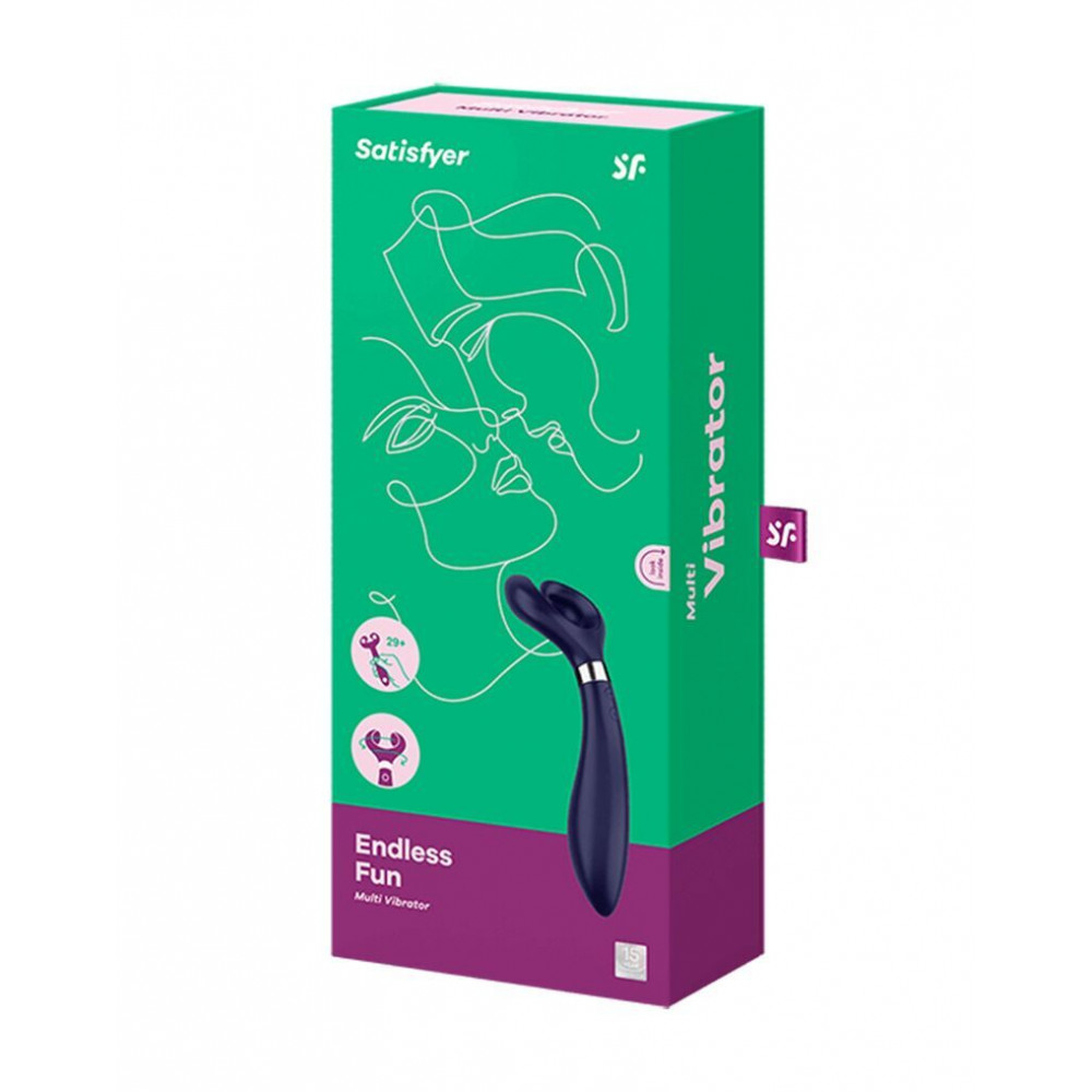 Секс іграшки - Вібратор для пар Satisfyer Endless Fun Blue (м'яте паковання!!!) 4
