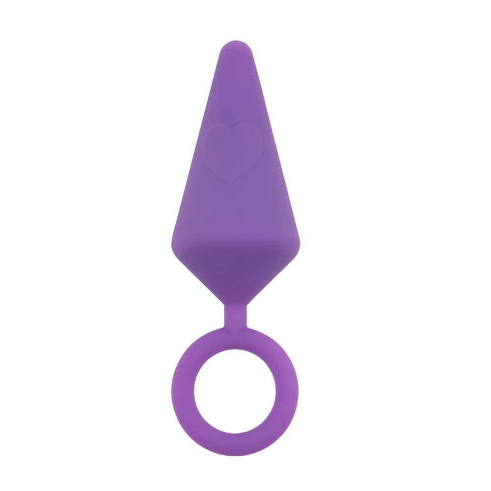 Секс игрушки - Анальная пробка Candy Plug L Фиолетовая 13.2 х 4 см