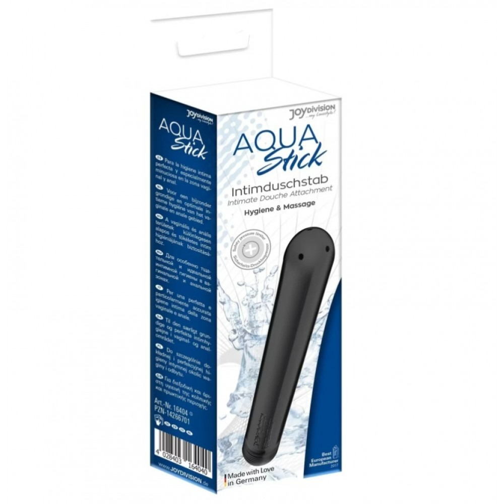 Секс игрушки - Анальний душ AQUAstick intimate black anodised, without shower hose, черный 1