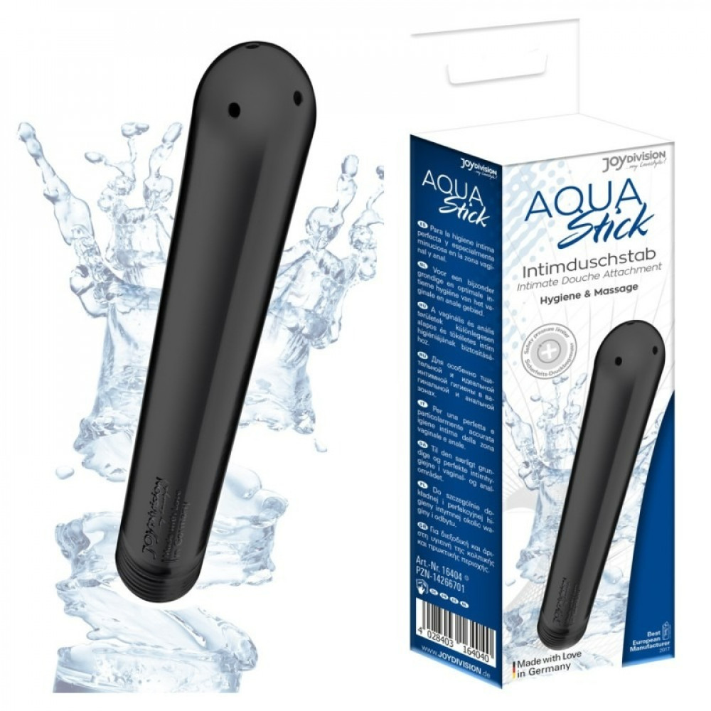 Секс игрушки - Анальний душ AQUAstick intimate black anodised, without shower hose, черный