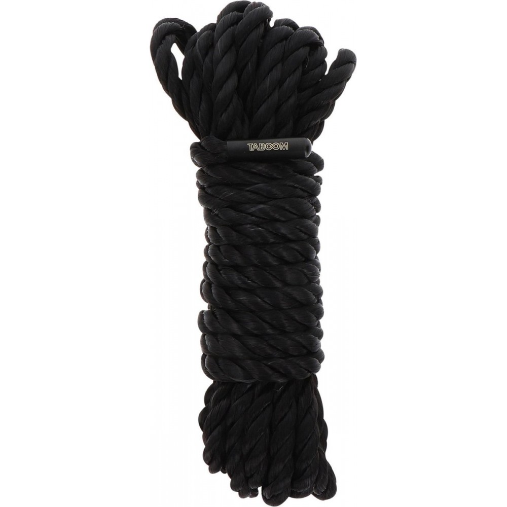 Секс игрушки - Бондажная веревка Taboom, черная, 5 м 3